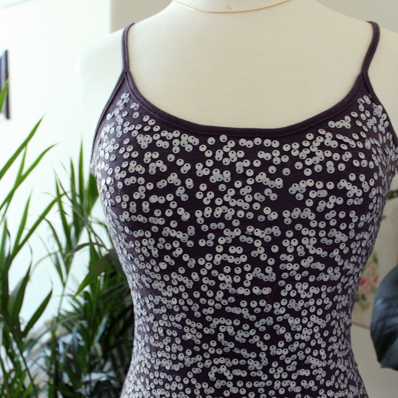 Anthropologie Hazel Sequin Tank Top Sz US M - Picture 3 of 7
